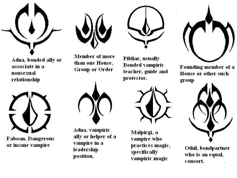 blade vampire clan symbols